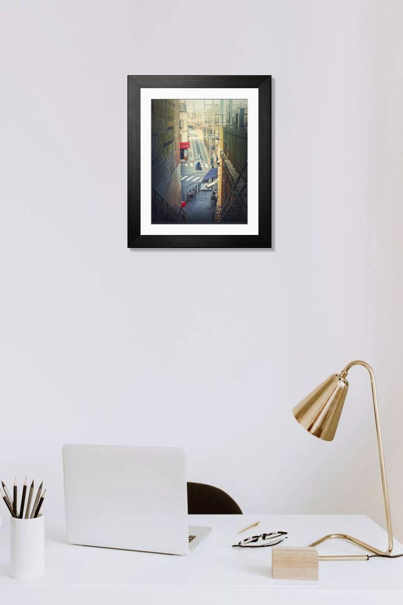 Shown hanging in a room: Modern 14"x12" (36x31cm)
