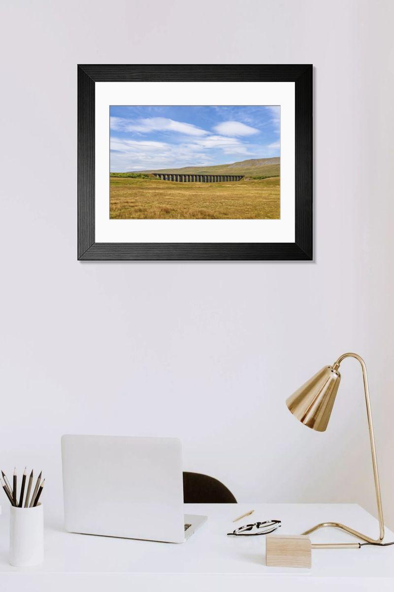 Shown hanging in a room: Modern 14"x12" (36x31cm)