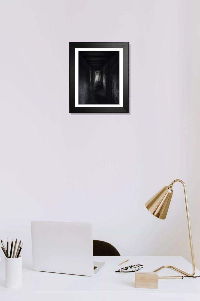 Shown hanging in a room: Modern 12"x10"