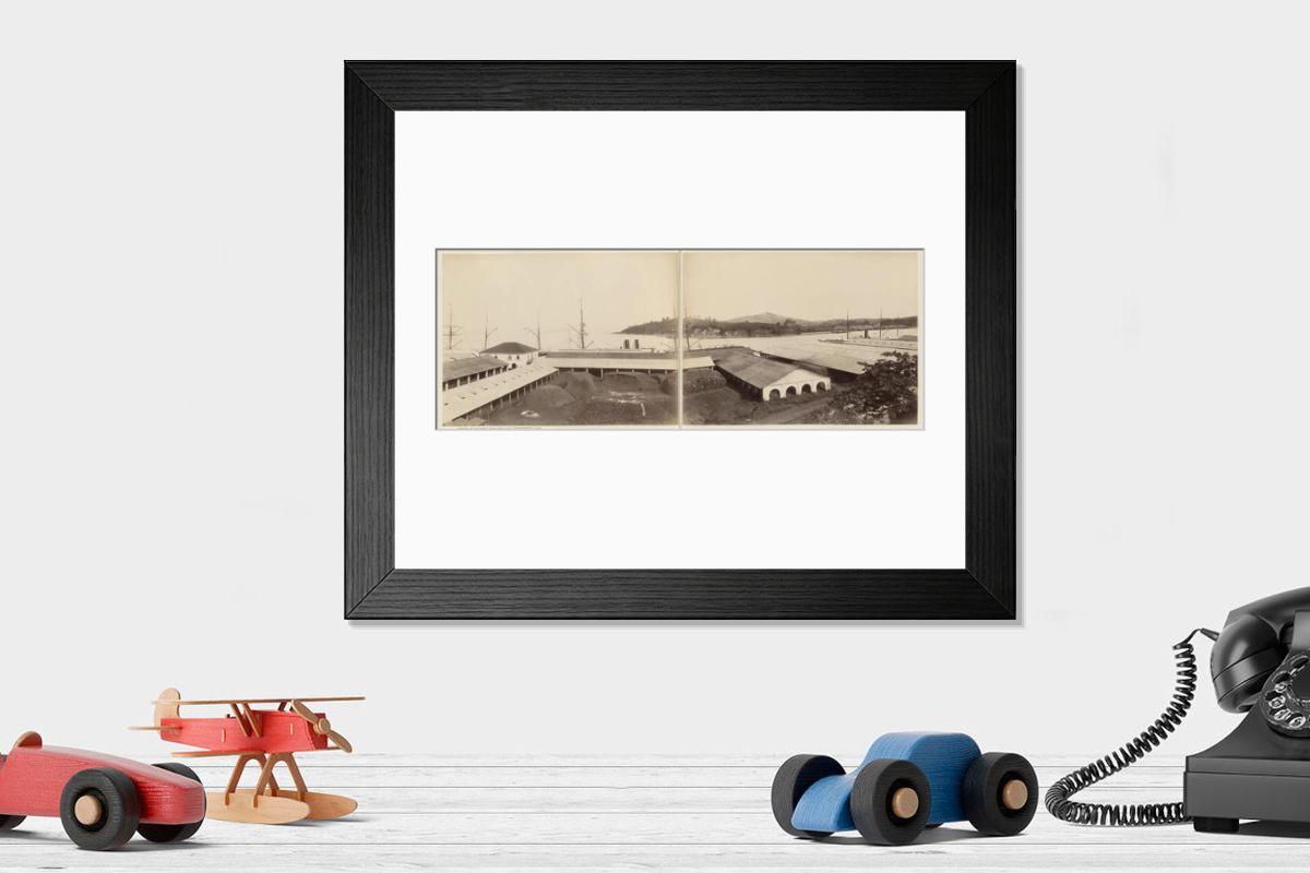 Shown hanging in a room: Modern 14"x12" (36x31cm)