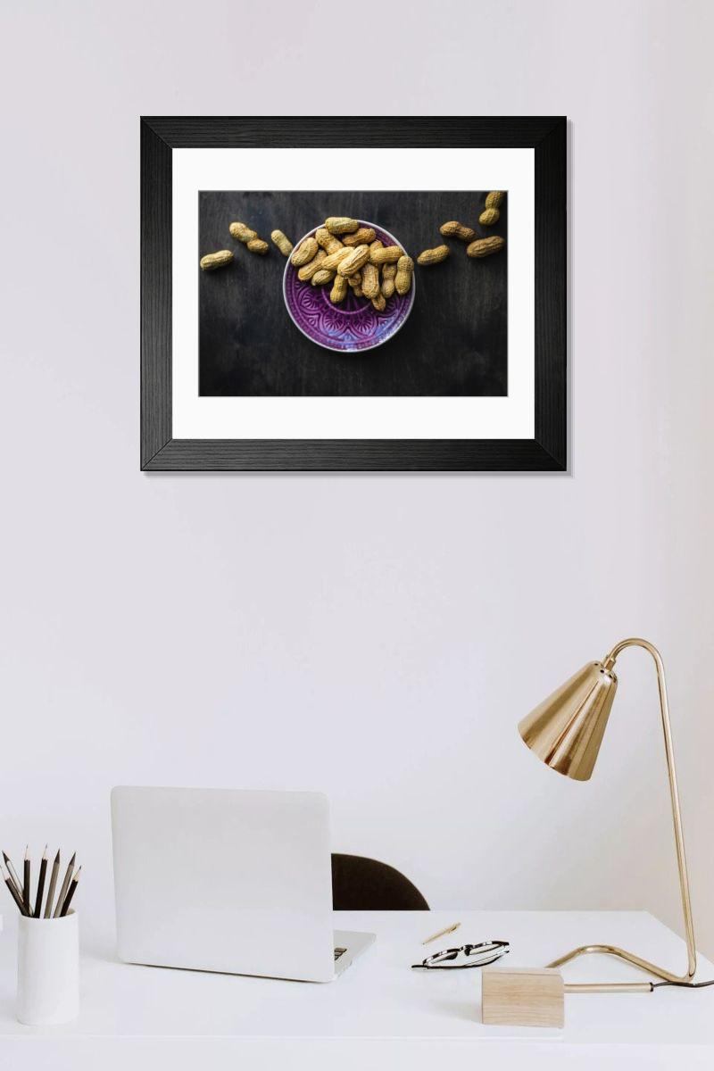 Shown hanging in a room: Modern 14"x12" (36x31cm)