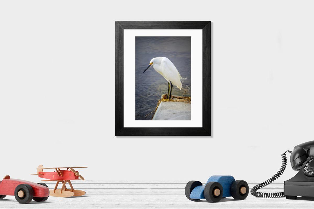 Shown hanging in a room: Modern 14"x12" (36x31cm)