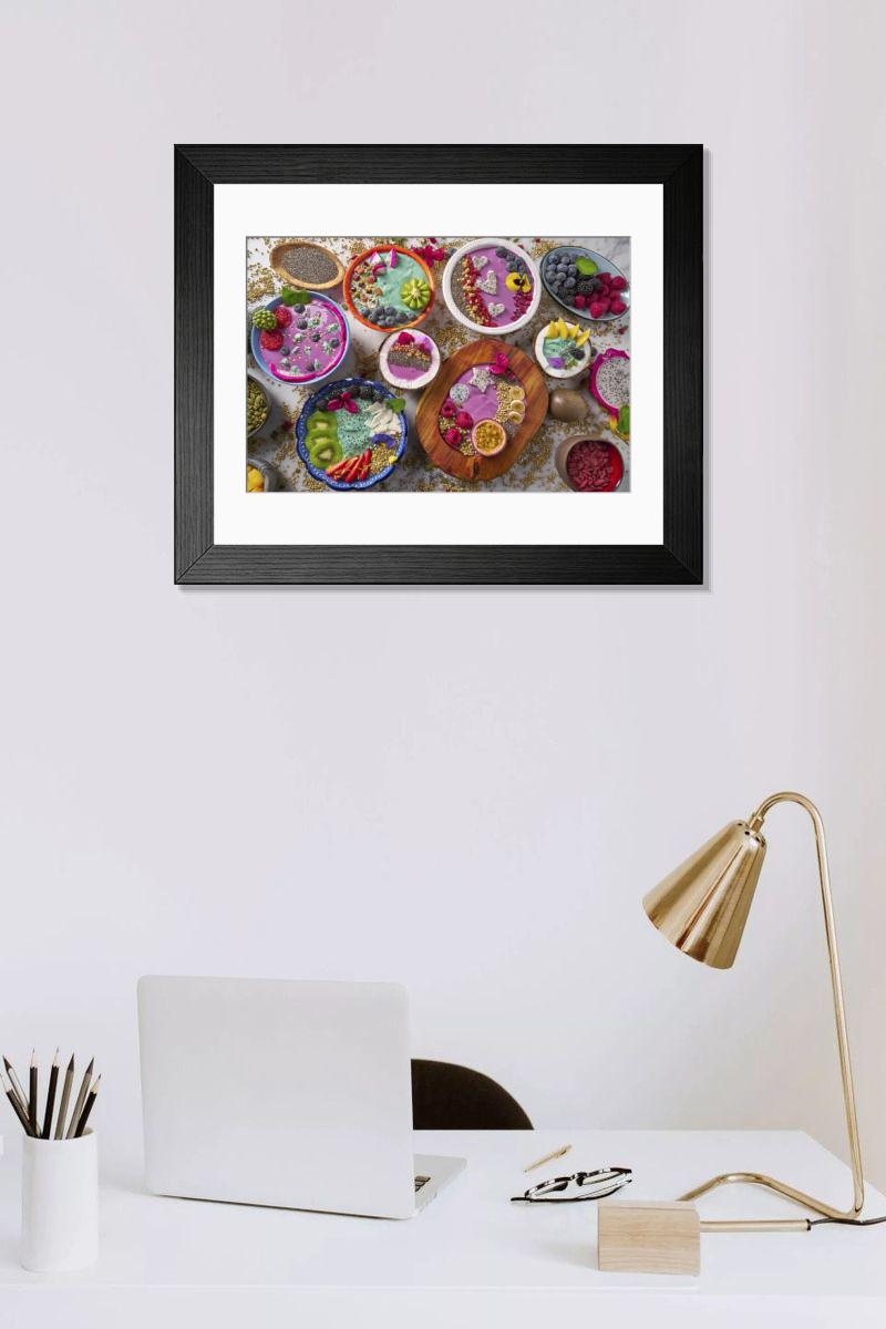 Shown hanging in a room: Modern 14"x12" (36x31cm)