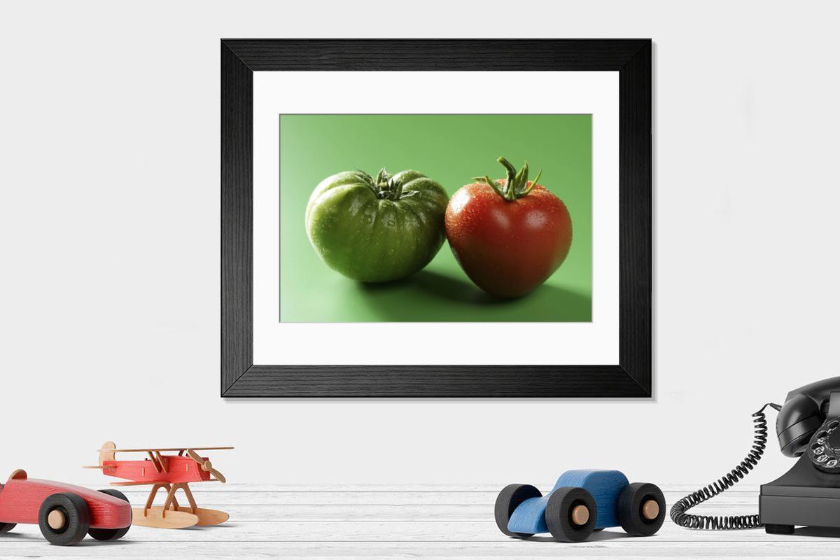 Shown hanging in a room: Modern 14"x12" (36x31cm)