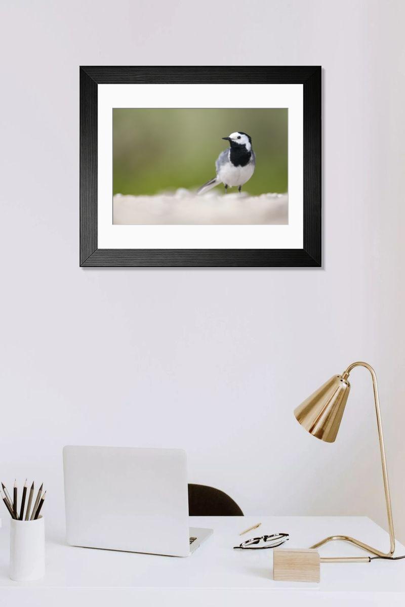 Shown hanging in a room: Modern 14"x12" (36x31cm)