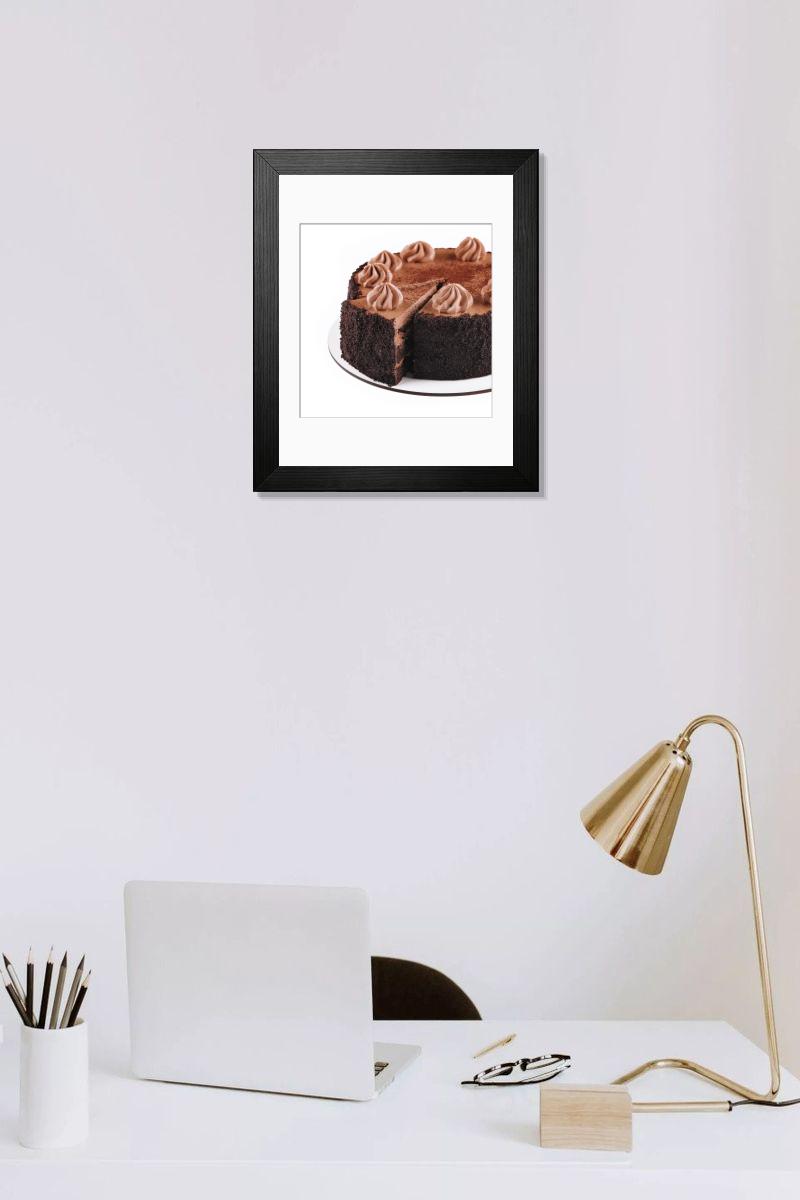 Shown hanging in a room: Modern 14"x12" (36x31cm)