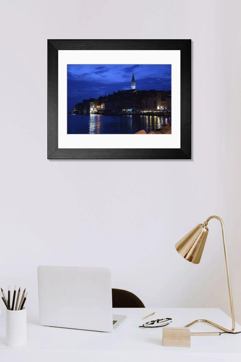 Shown hanging in a room: Modern 14"x12" (36x31cm)