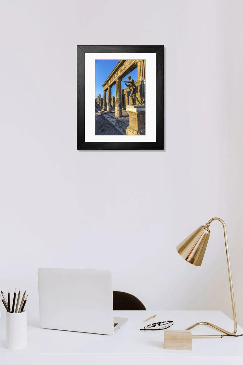 Shown hanging in a room: Modern 14"x12" (36x31cm)