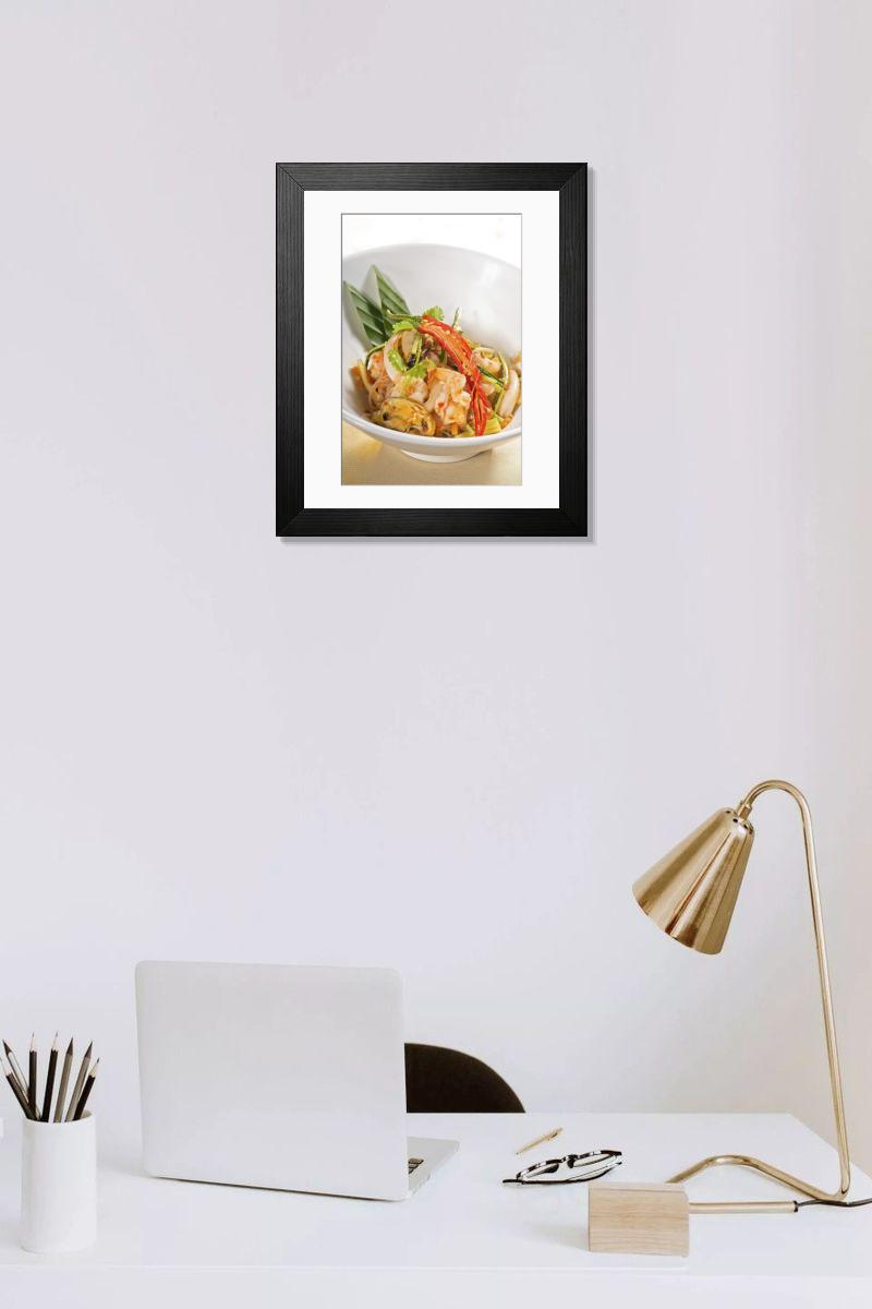 Shown hanging in a room: Modern 14"x12" (36x31cm)