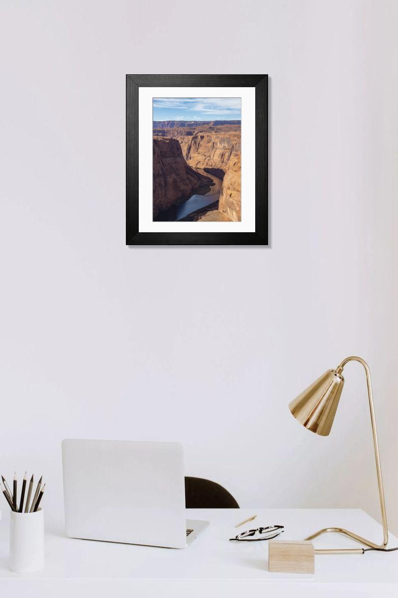 Shown hanging in a room: Modern 14"x12" (36x31cm)