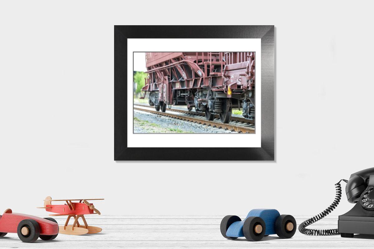 Shown hanging in a room: Modern 12"x10"
