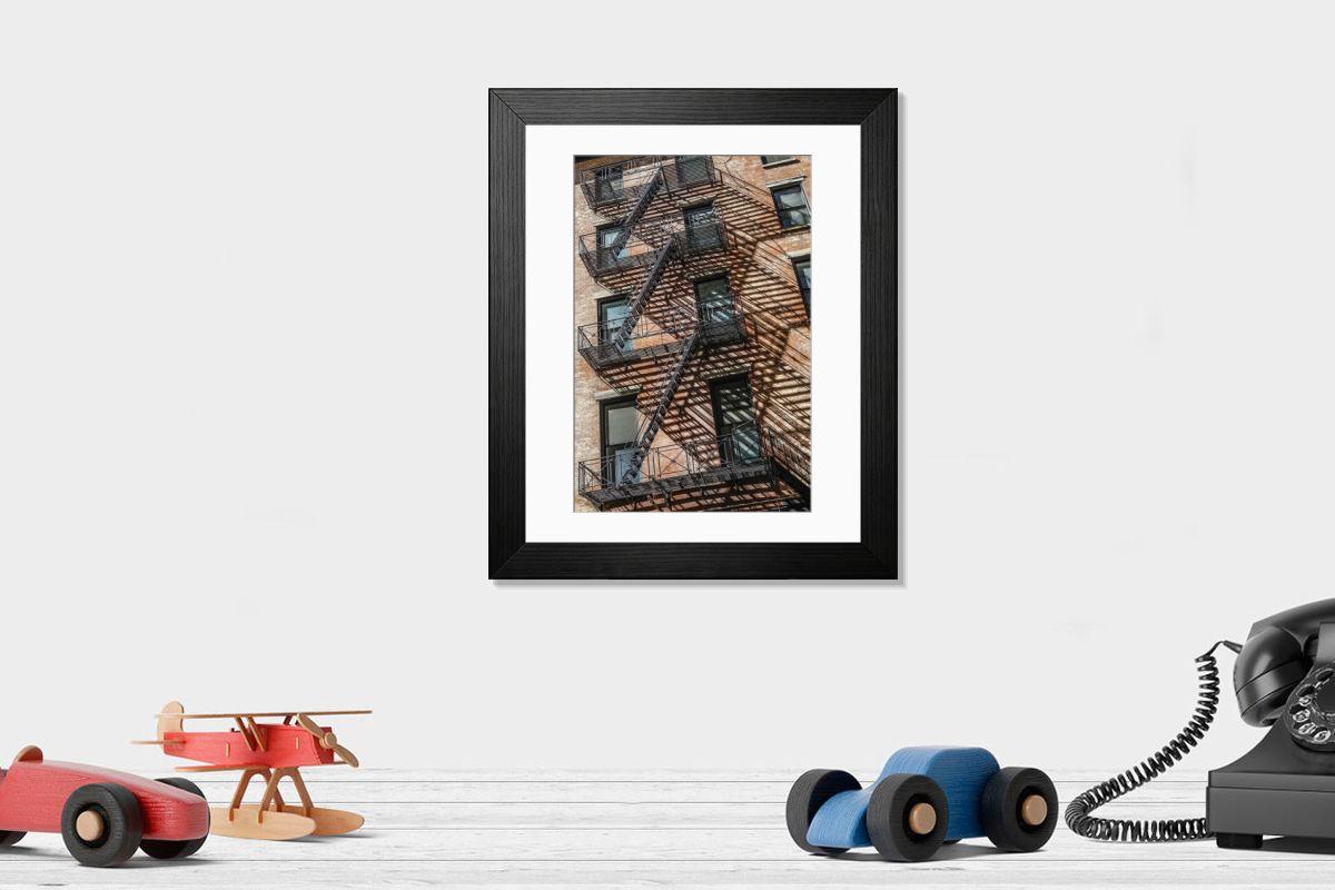 Shown hanging in a room: Modern 14"x12" (36x31cm)