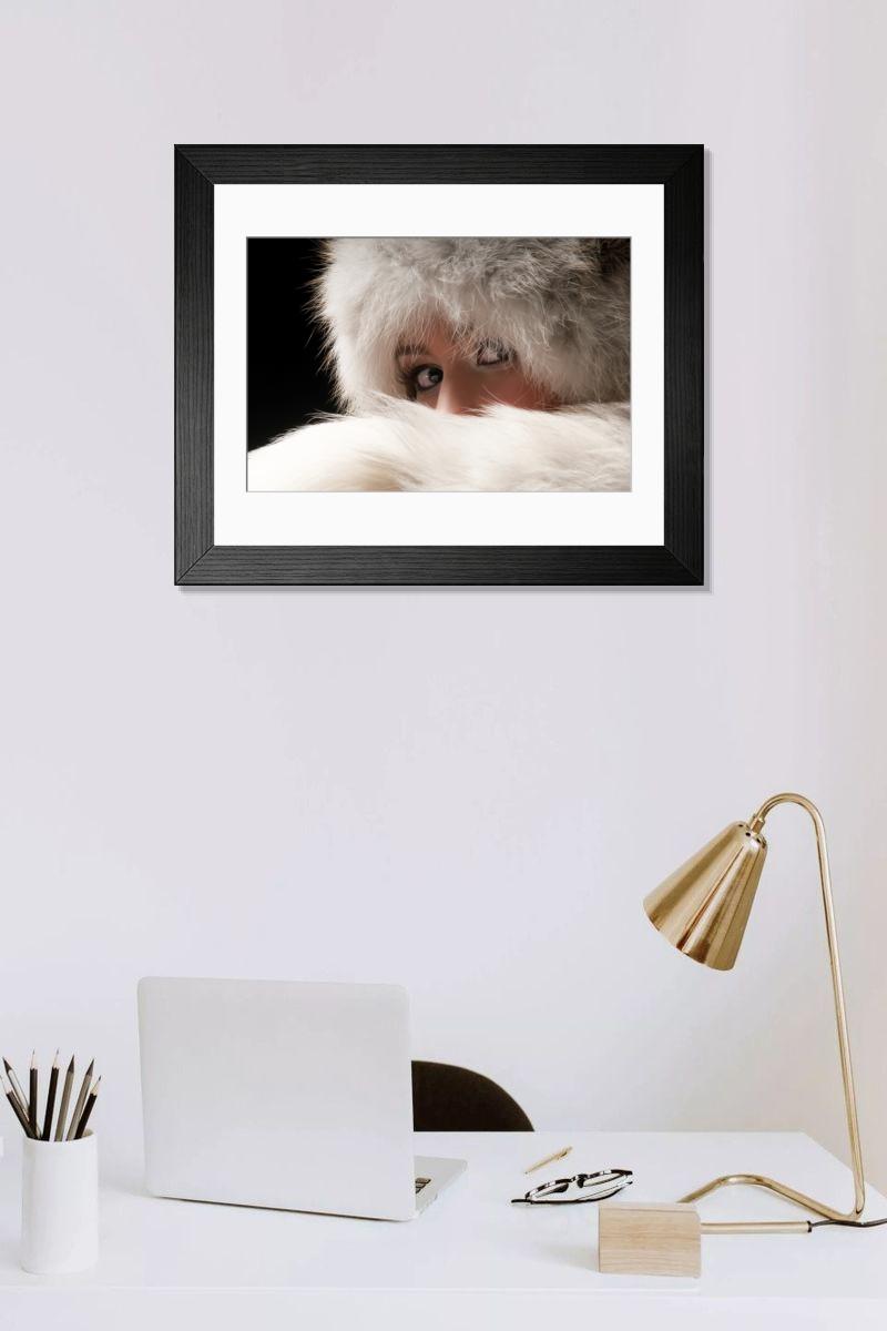 Shown hanging in a room: Modern 14"x12" (36x31cm)