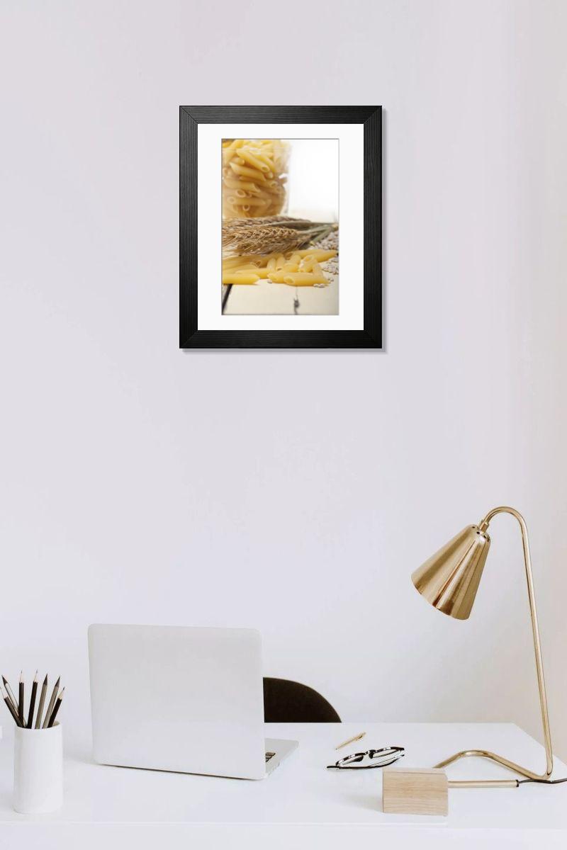 Shown hanging in a room: Modern 14"x12" (36x31cm)