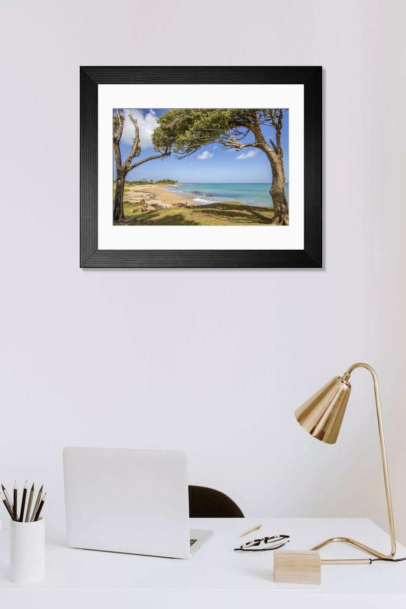 Shown hanging in a room: Modern 14"x12" (36x31cm)