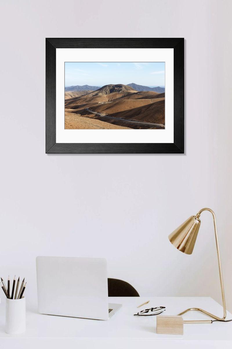 Shown hanging in a room: Modern 14"x12" (36x31cm)