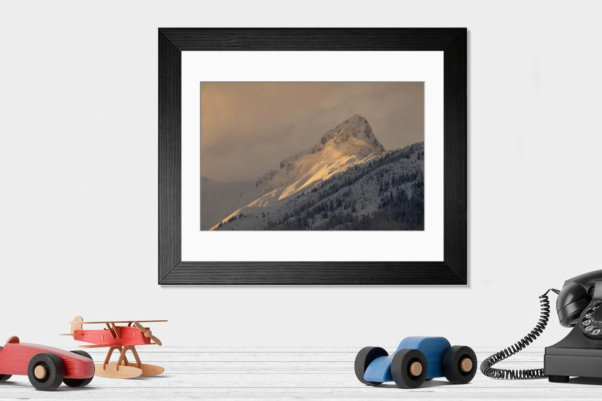 Shown hanging in a room: Modern 14"x12" (36x31cm)