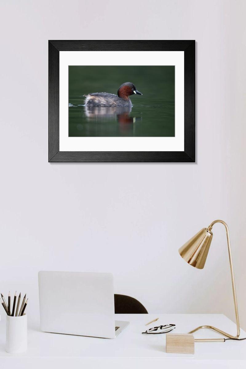 Shown hanging in a room: Modern 14"x12" (36x31cm)