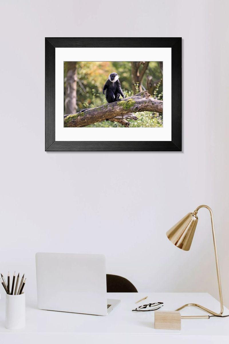 Shown hanging in a room: Modern 14"x12" (36x31cm)