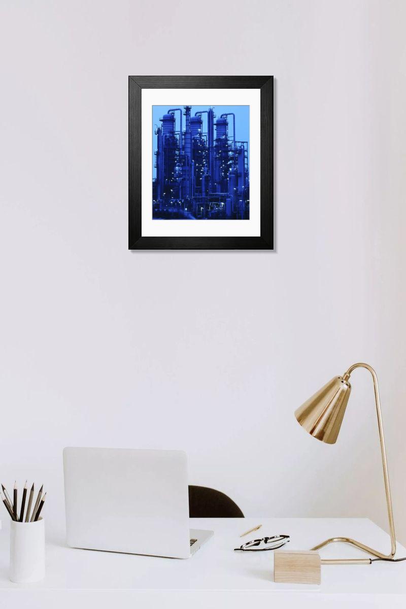 Shown hanging in a room: Modern 14"x12" (36x31cm)