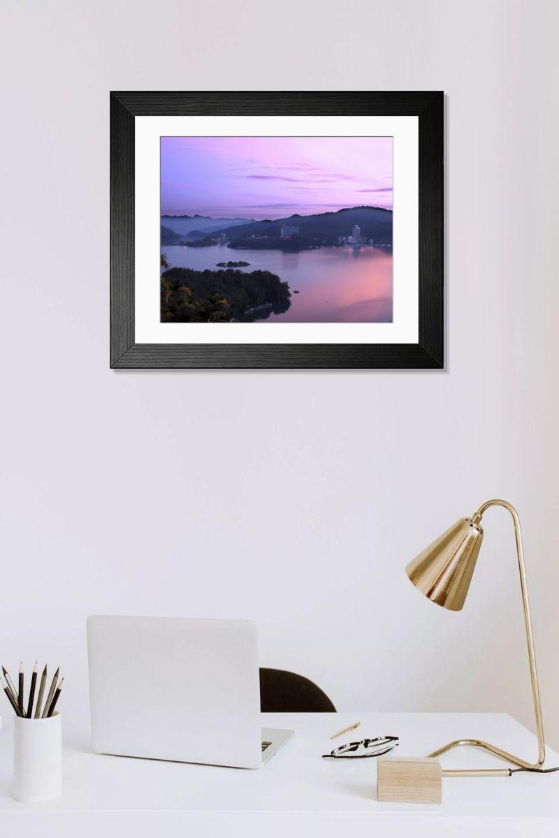 Shown hanging in a room: Modern 14"x12" (36x31cm)