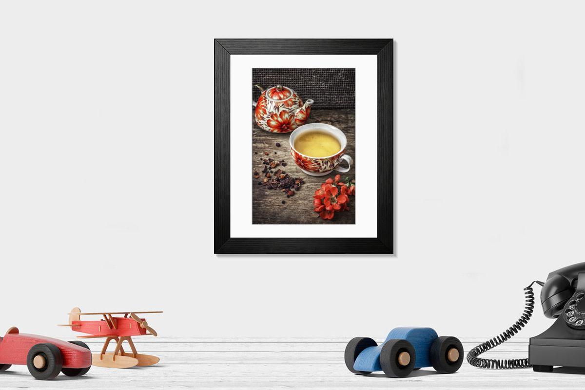 Shown hanging in a room: Modern 14"x12" (36x31cm)