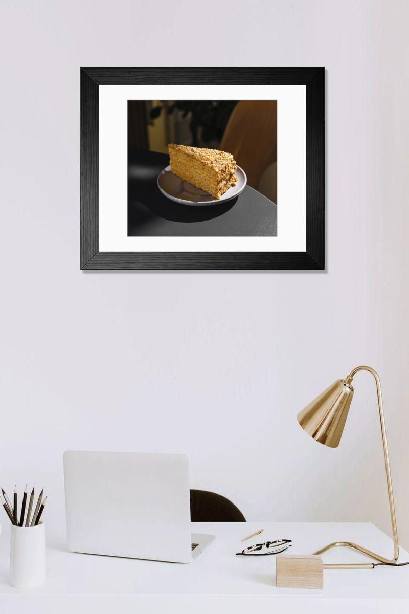 Shown hanging in a room: Modern 14"x12" (36x31cm)
