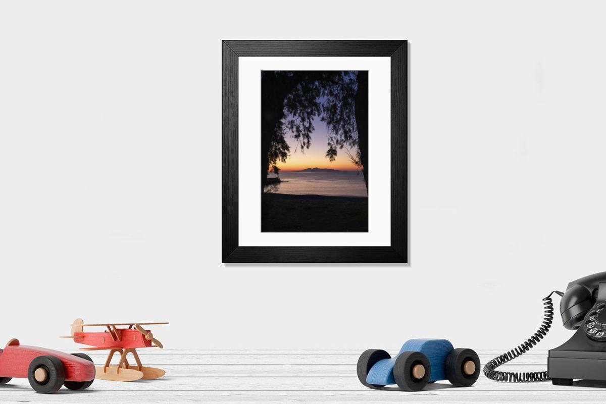 Shown hanging in a room: Modern 14"x12" (36x31cm)