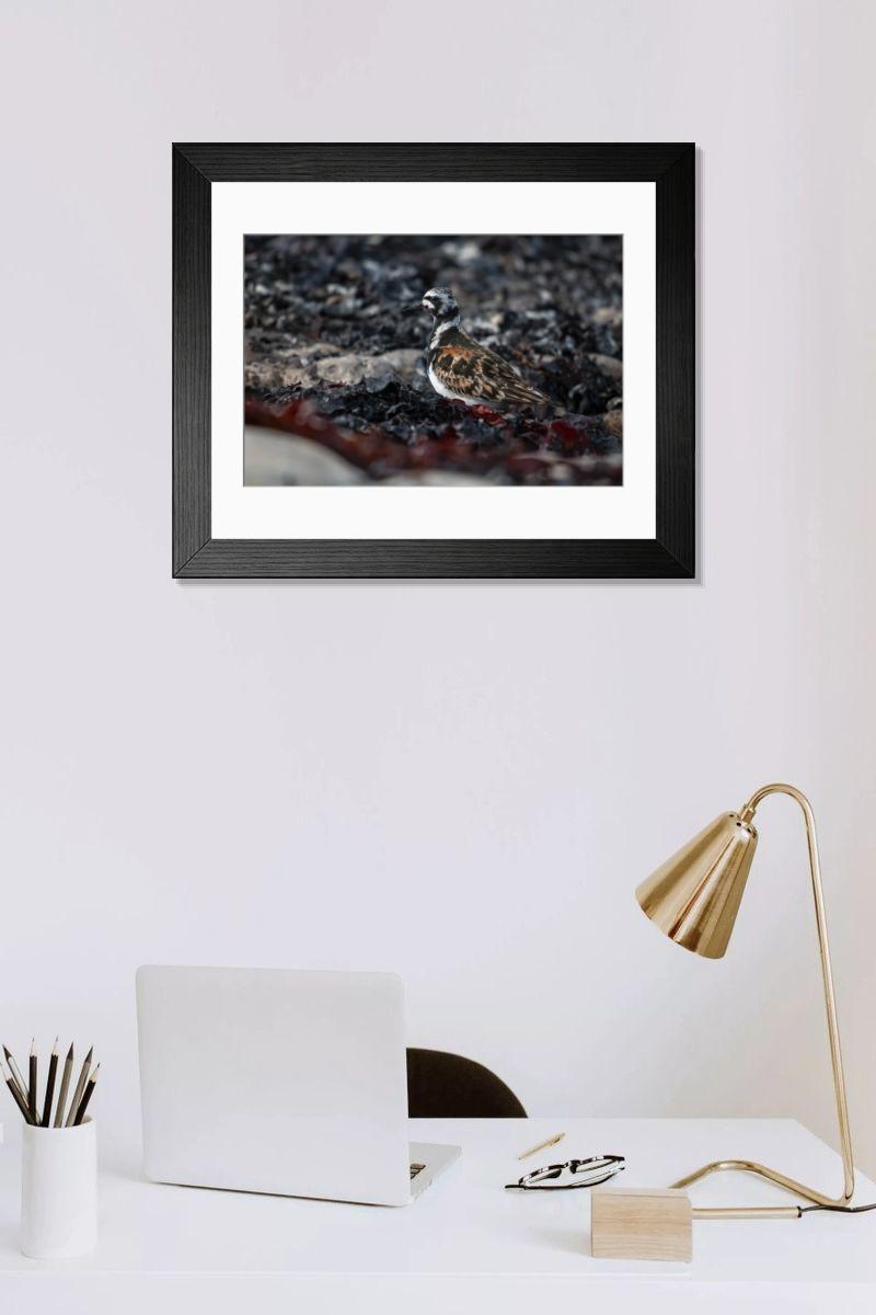 Shown hanging in a room: Modern 14"x12" (36x31cm)