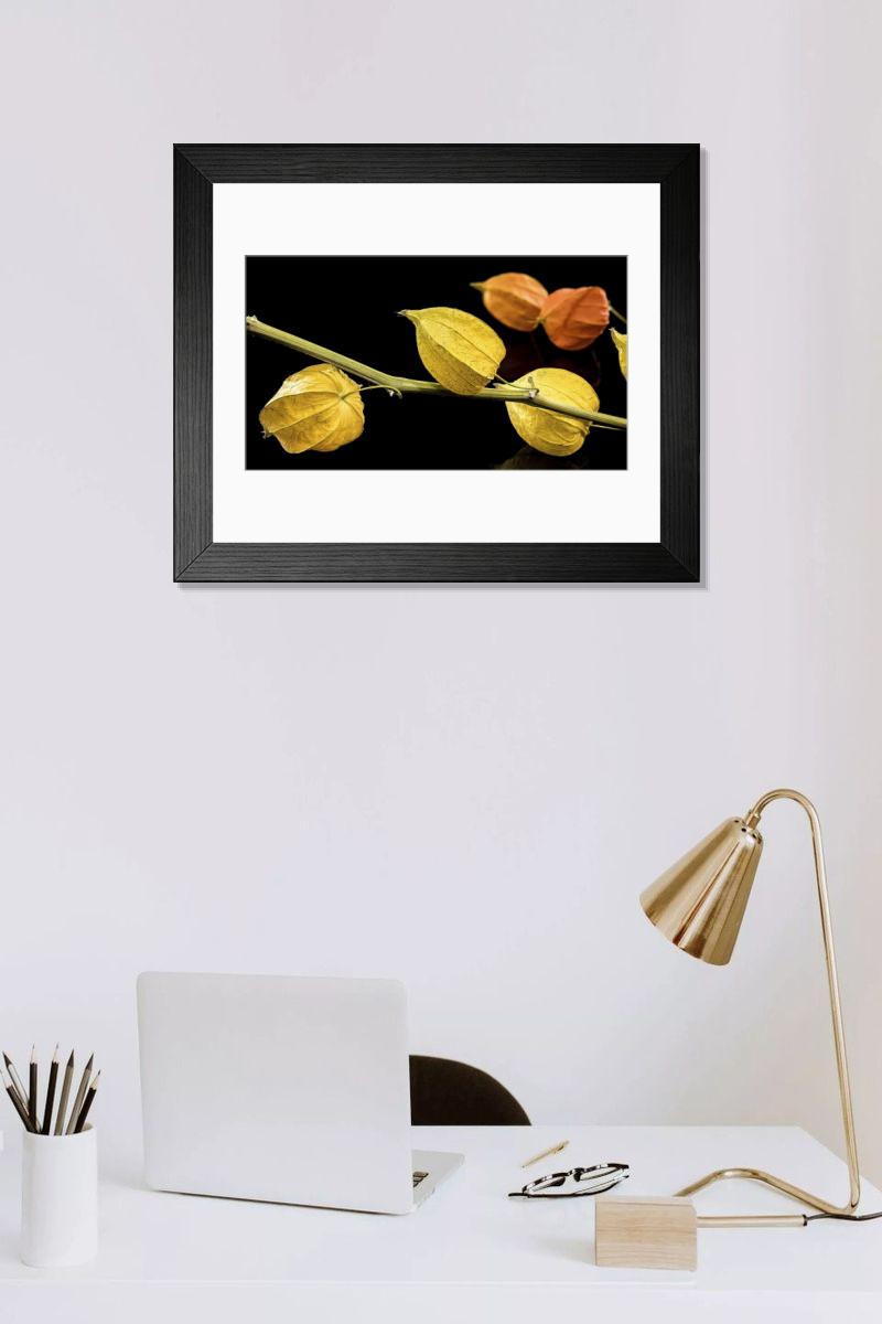 Shown hanging in a room: Modern 14"x12" (36x31cm)
