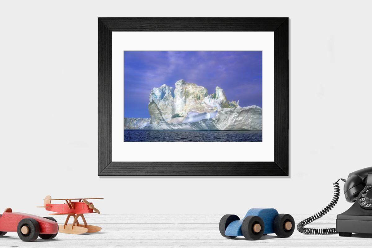 Shown hanging in a room: Modern 14"x12" (36x31cm)
