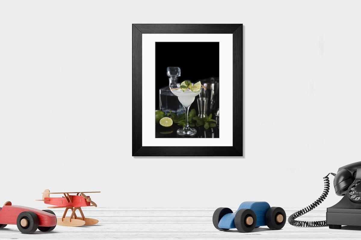 Shown hanging in a room: Modern 14"x12" (36x31cm)