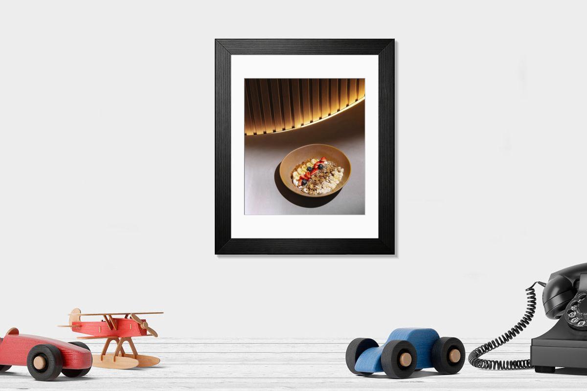 Shown hanging in a room: Modern 14"x12" (36x31cm)