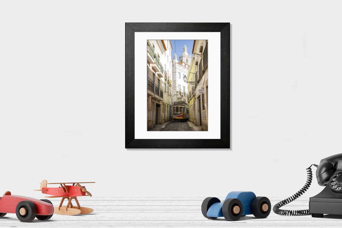 Shown hanging in a room: Modern 14"x12" (36x31cm)