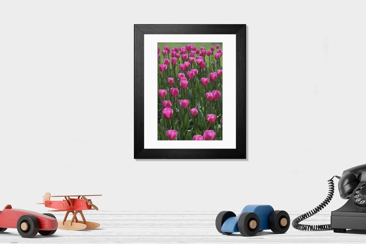 Shown hanging in a room: Modern 14"x12" (36x31cm)