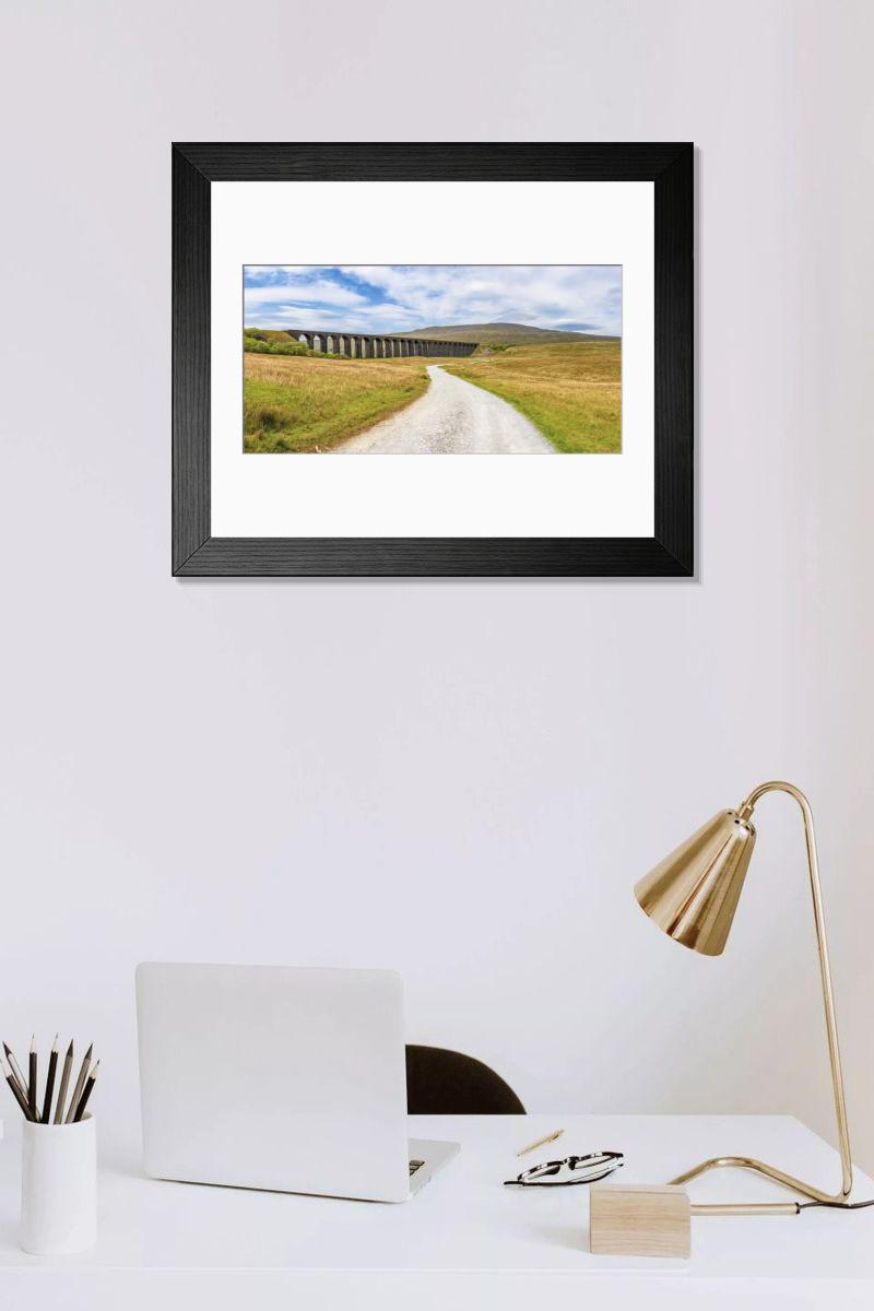 Shown hanging in a room: Modern 14"x12" (36x31cm)