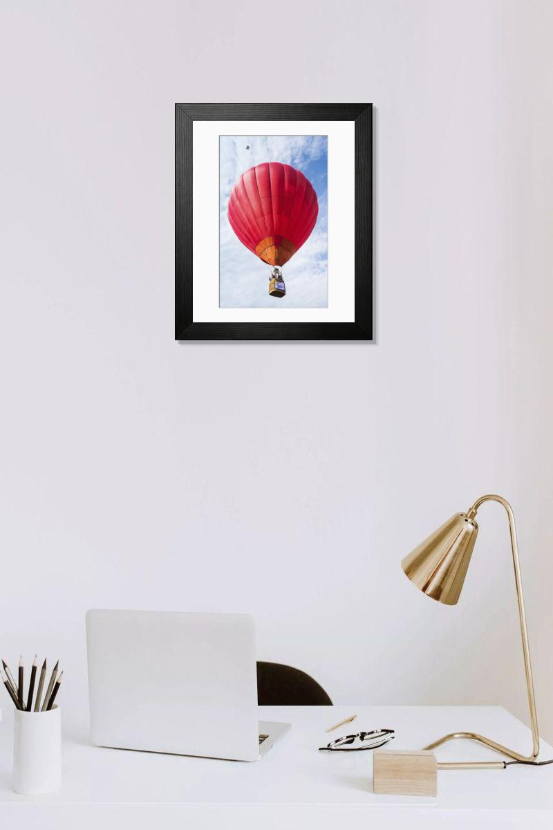 Shown hanging in a room: Modern 14"x12" (36x31cm)