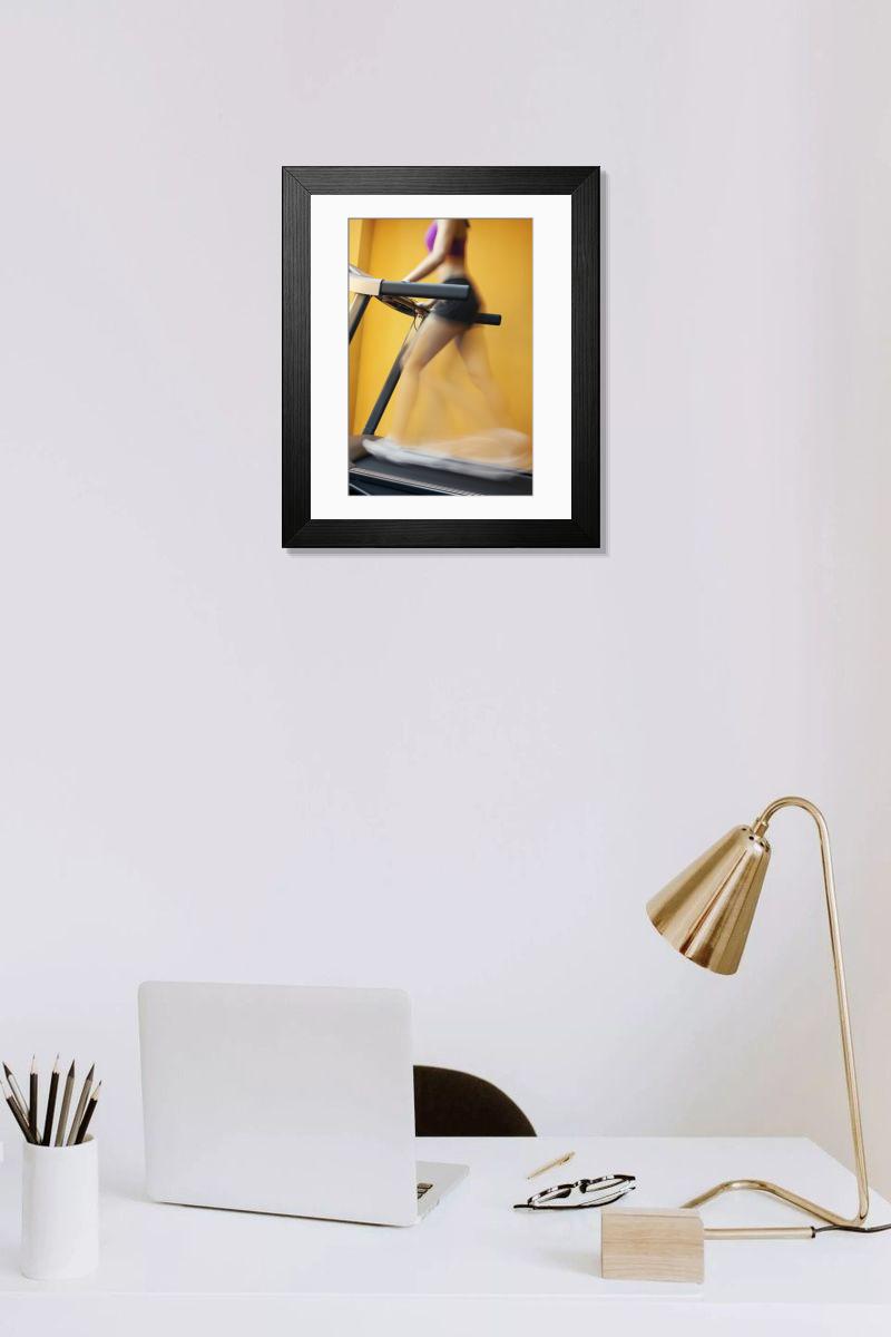 Shown hanging in a room: Modern 14"x12" (36x31cm)