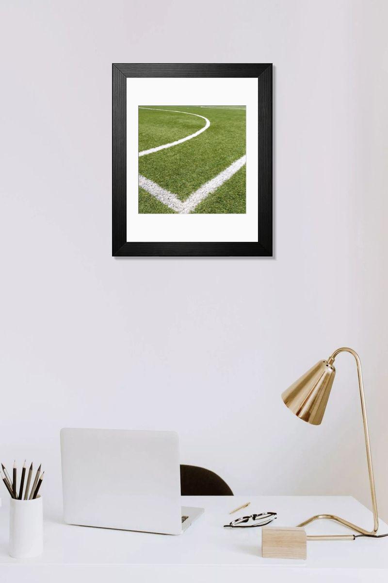 Shown hanging in a room: Modern 14"x12" (36x31cm)