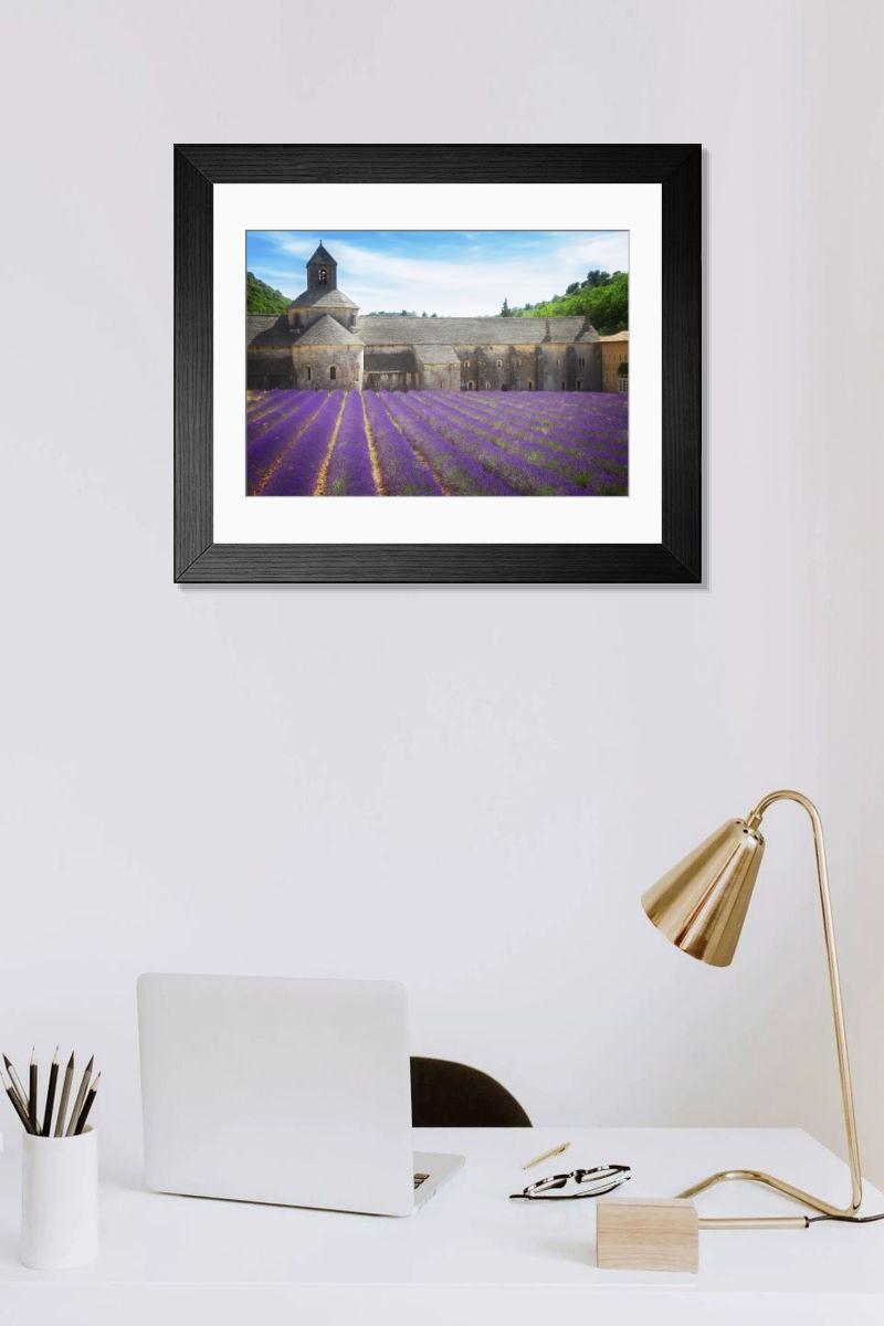 Shown hanging in a room: Modern 14"x12" (36x31cm)