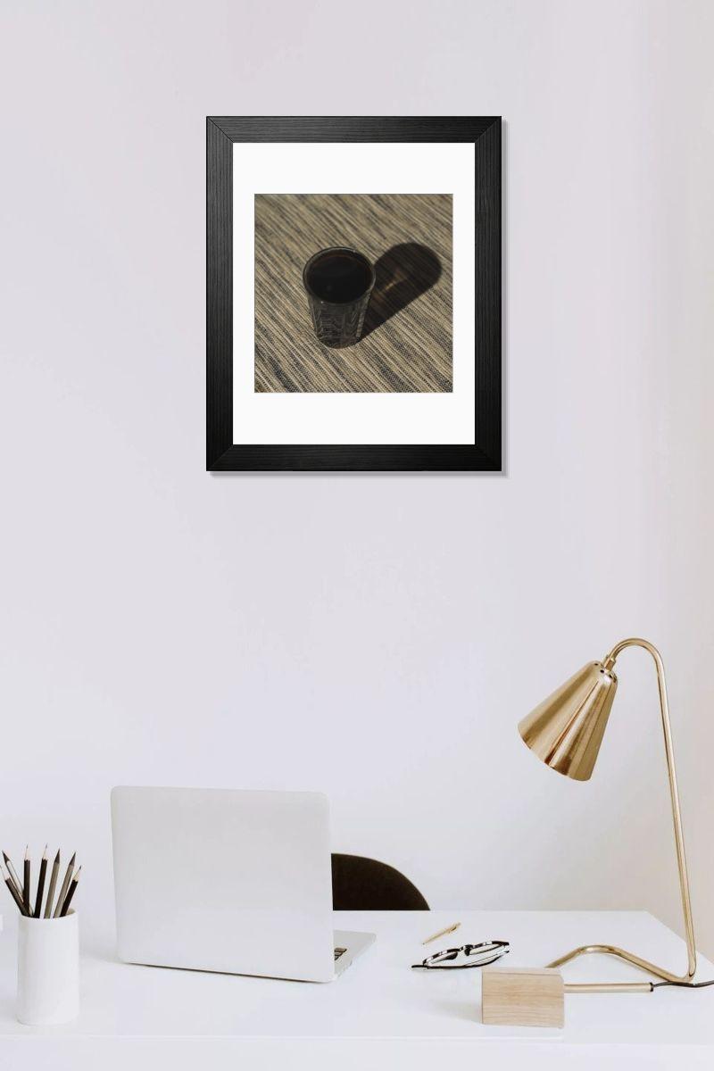 Shown hanging in a room: Modern 14"x12" (36x31cm)