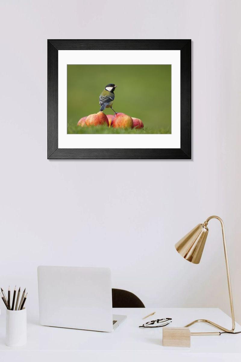 Shown hanging in a room: Modern 14"x12" (36x31cm)