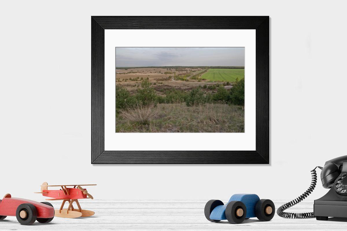 Shown hanging in a room: Modern 14"x12" (36x31cm)