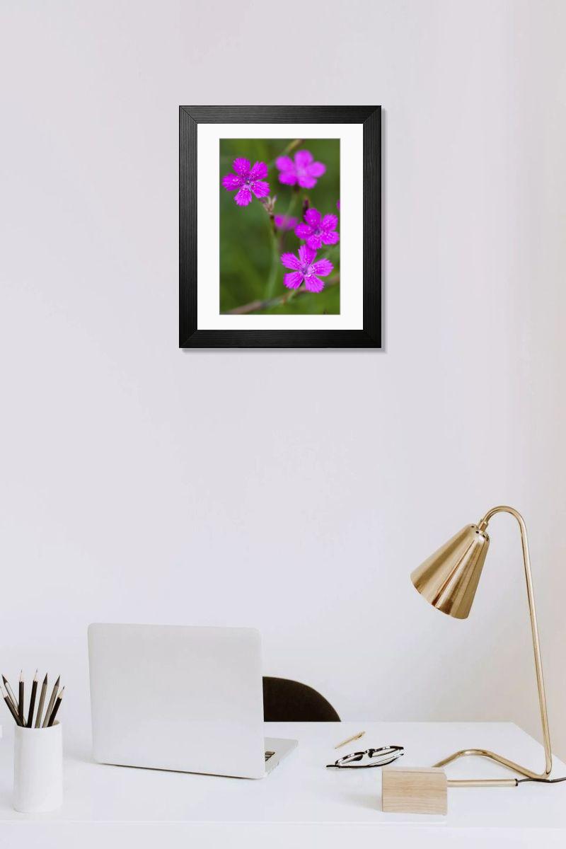 Shown hanging in a room: Modern 14"x12" (36x31cm)