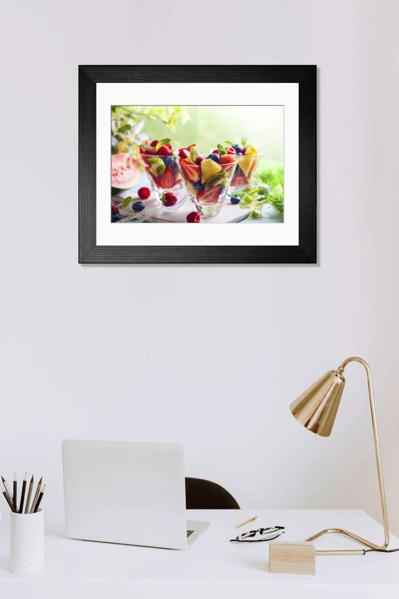 Shown hanging in a room: Modern 14"x12" (36x31cm)