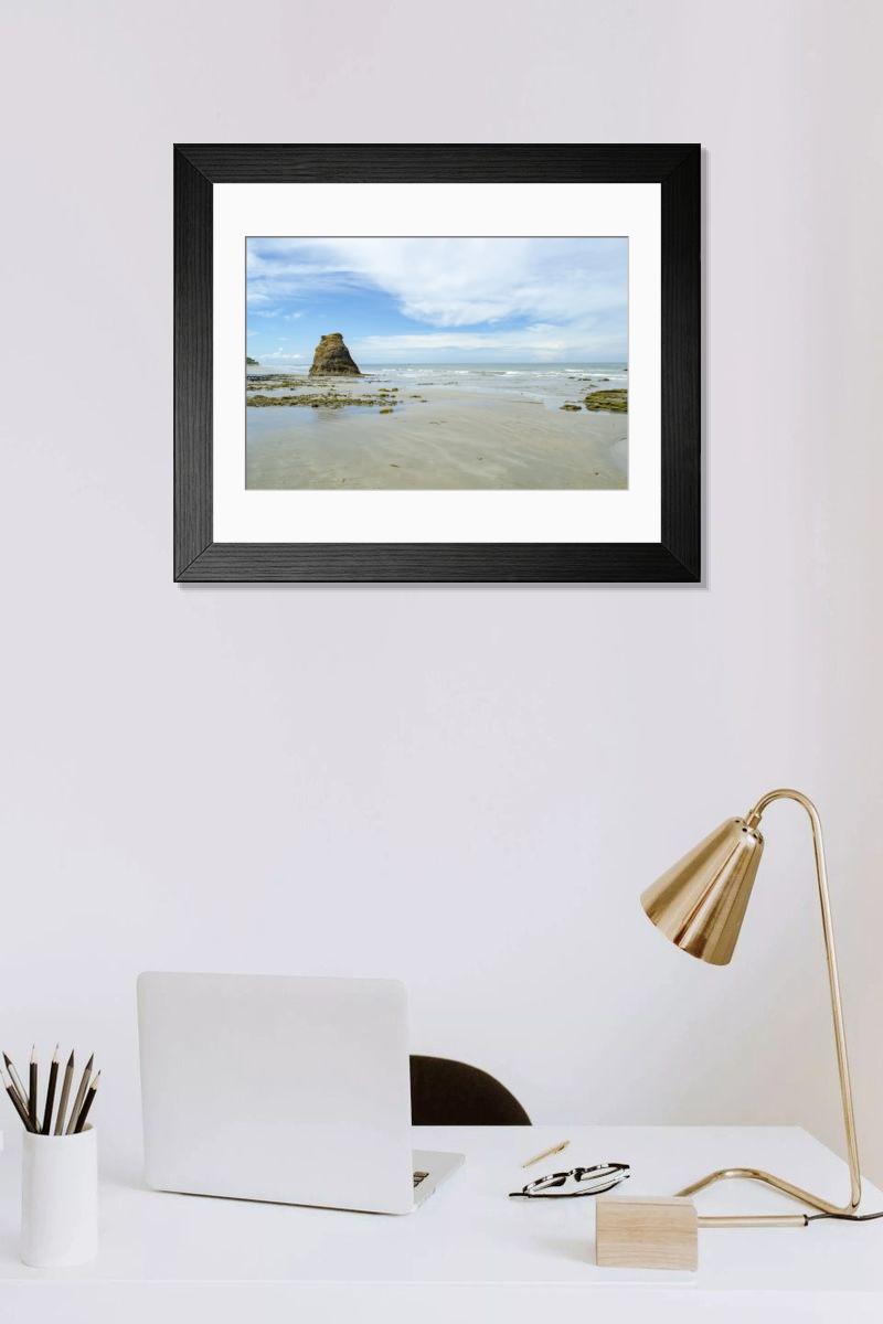 Shown hanging in a room: Modern 14"x12" (36x31cm)