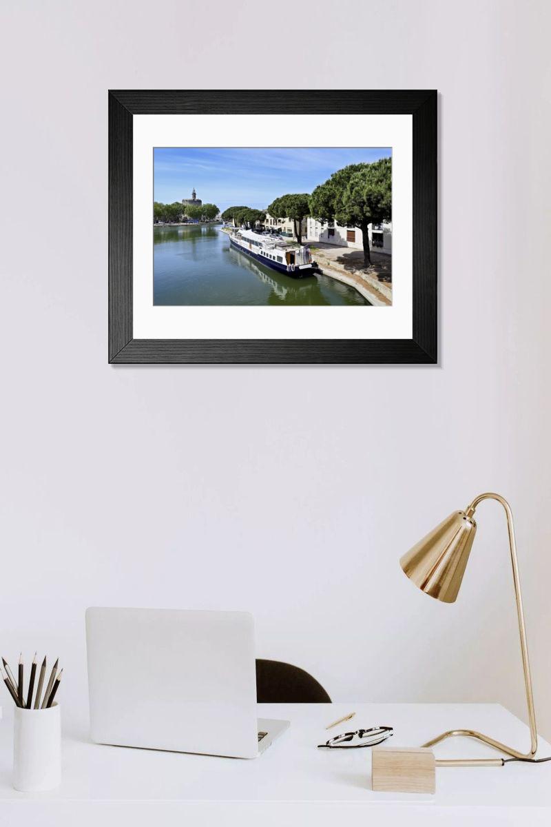 Shown hanging in a room: Modern 14"x12" (36x31cm)