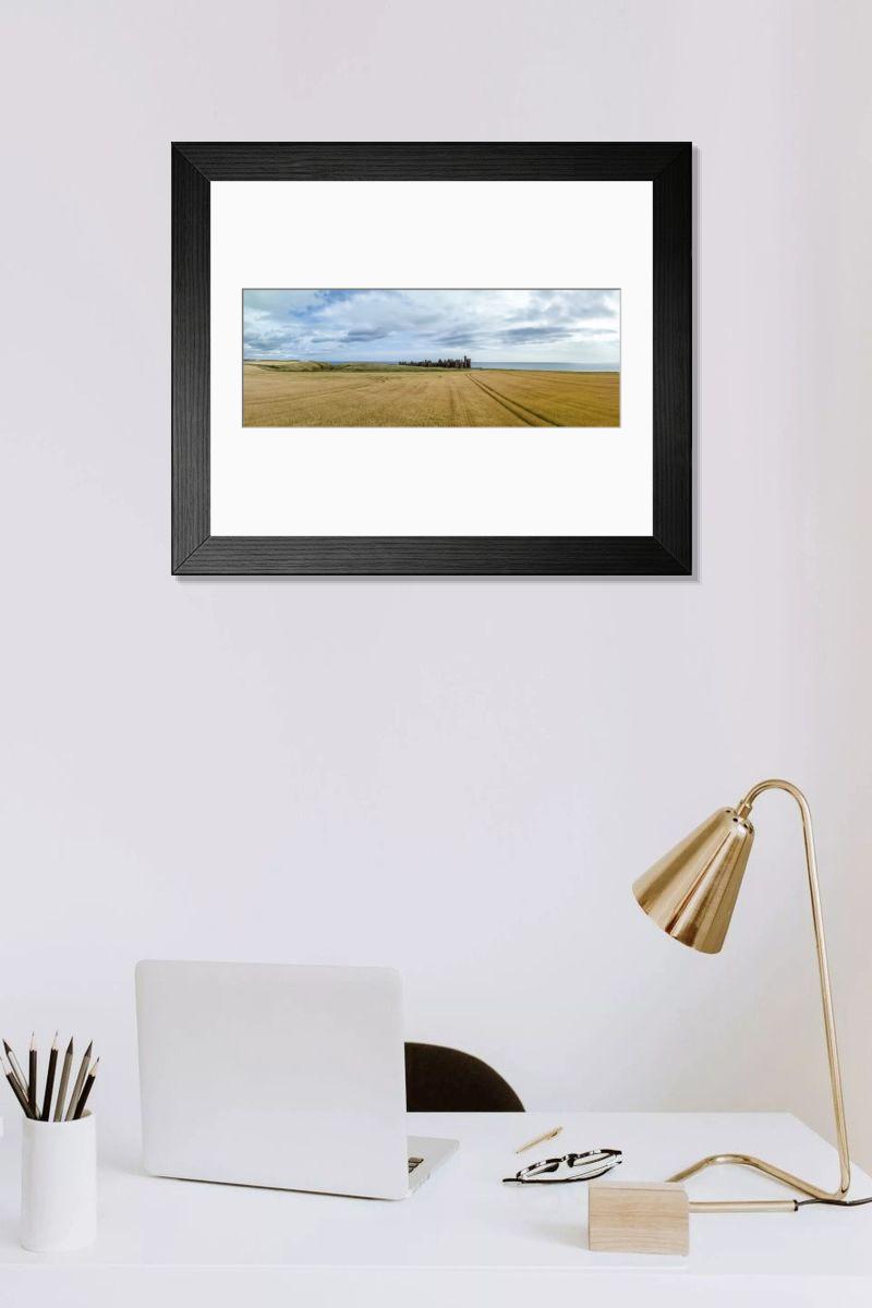 Shown hanging in a room: Modern 14"x12" (36x31cm)