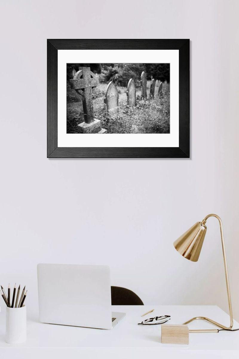 Shown hanging in a room: Modern 14"x12" (36x31cm)