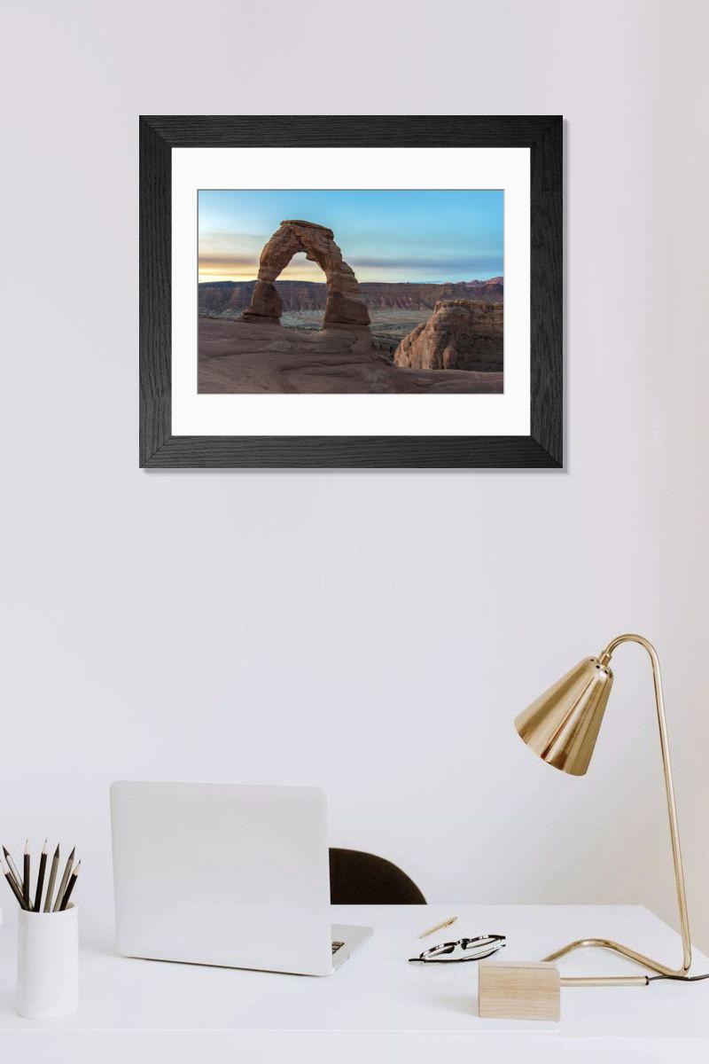 Shown hanging in a room: Modern 14"x12" (36x31cm)